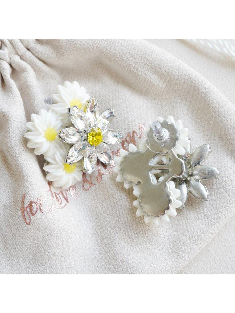 For Love & Lemons Posy Drop Earrings - Picture 3 of 6